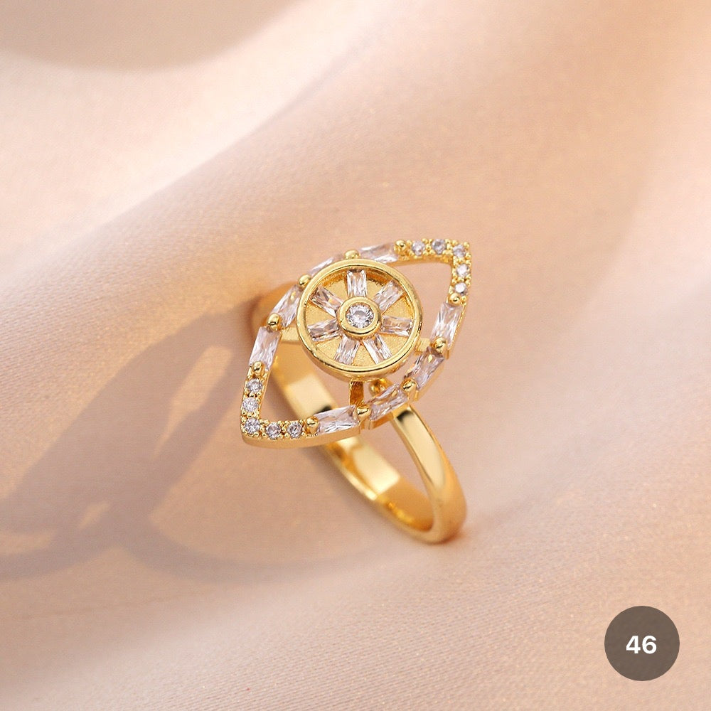 Golden Spinner Ring