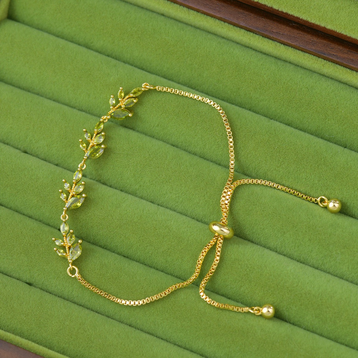 Green leaf Style Jewelry Set
