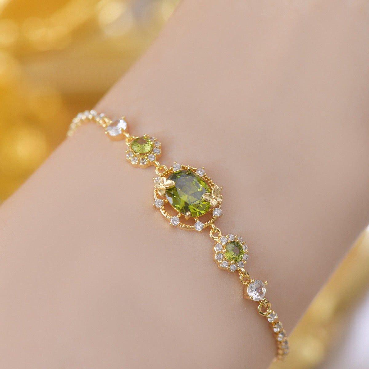 Green Royal Style Jewelry Set