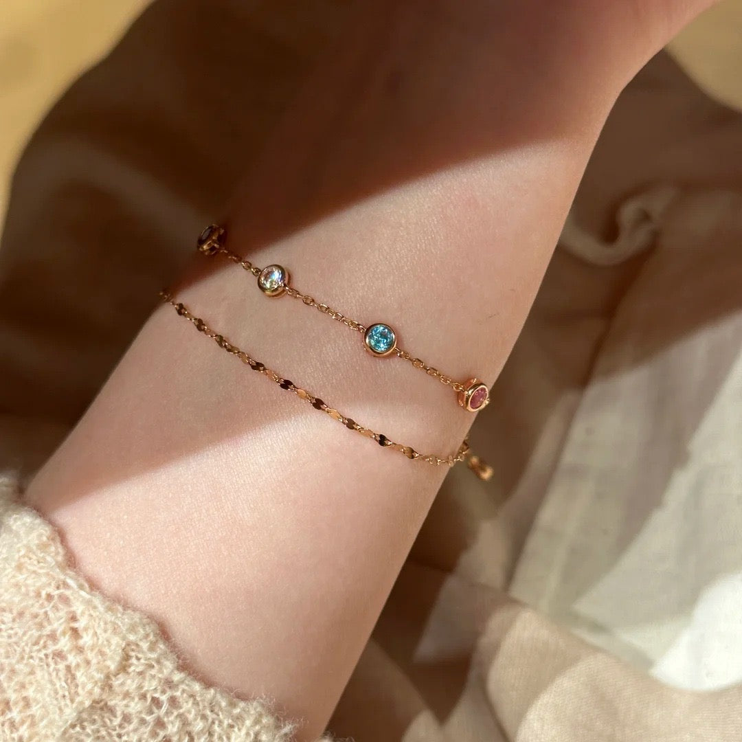 Rainbow Diamond Bracelet