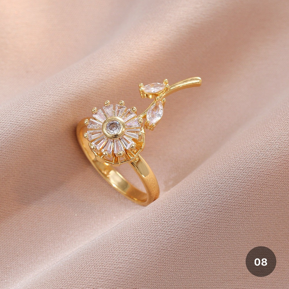 Golden Spinner Ring