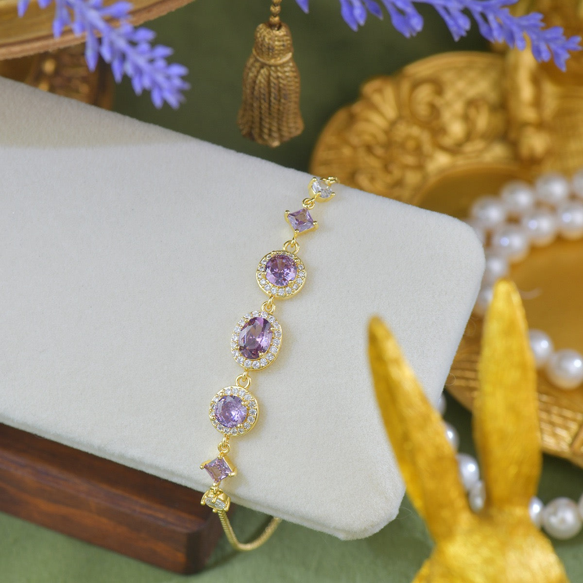 Oval Shaped Diamond Bracelet