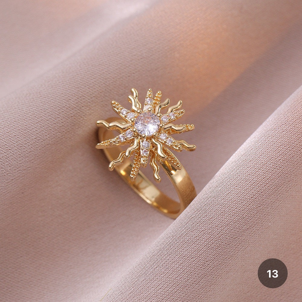 Golden Spinner Ring