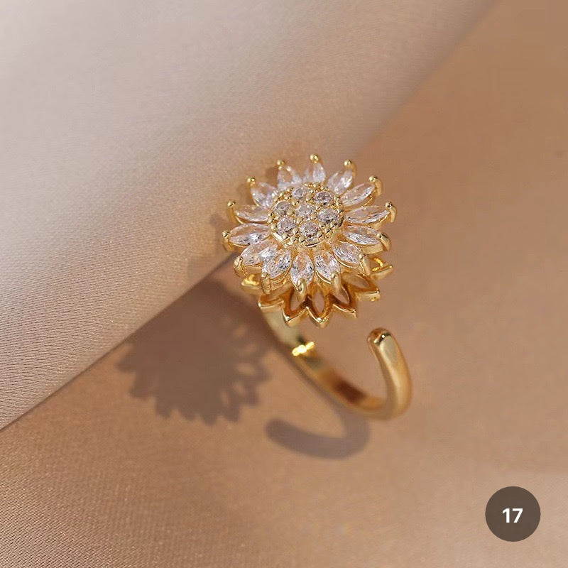 Golden Spinner Ring
