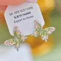 Crystal Butterfly Earring