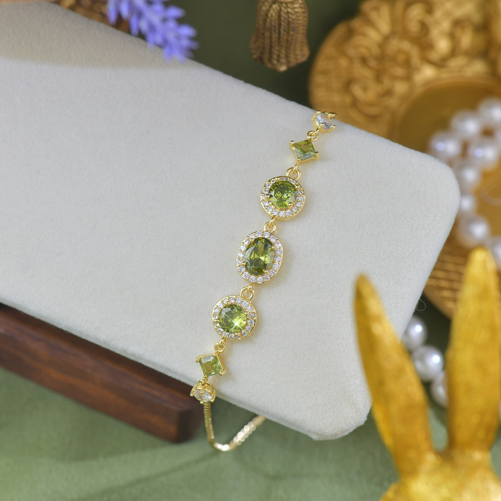 Oval Shaped Diamond Bracelet