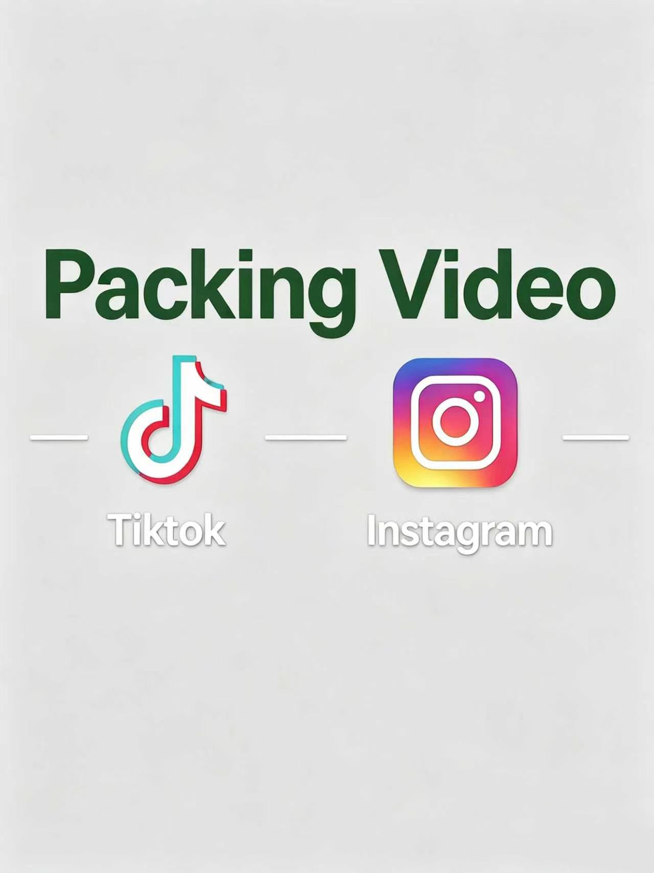 Packing Video of Order