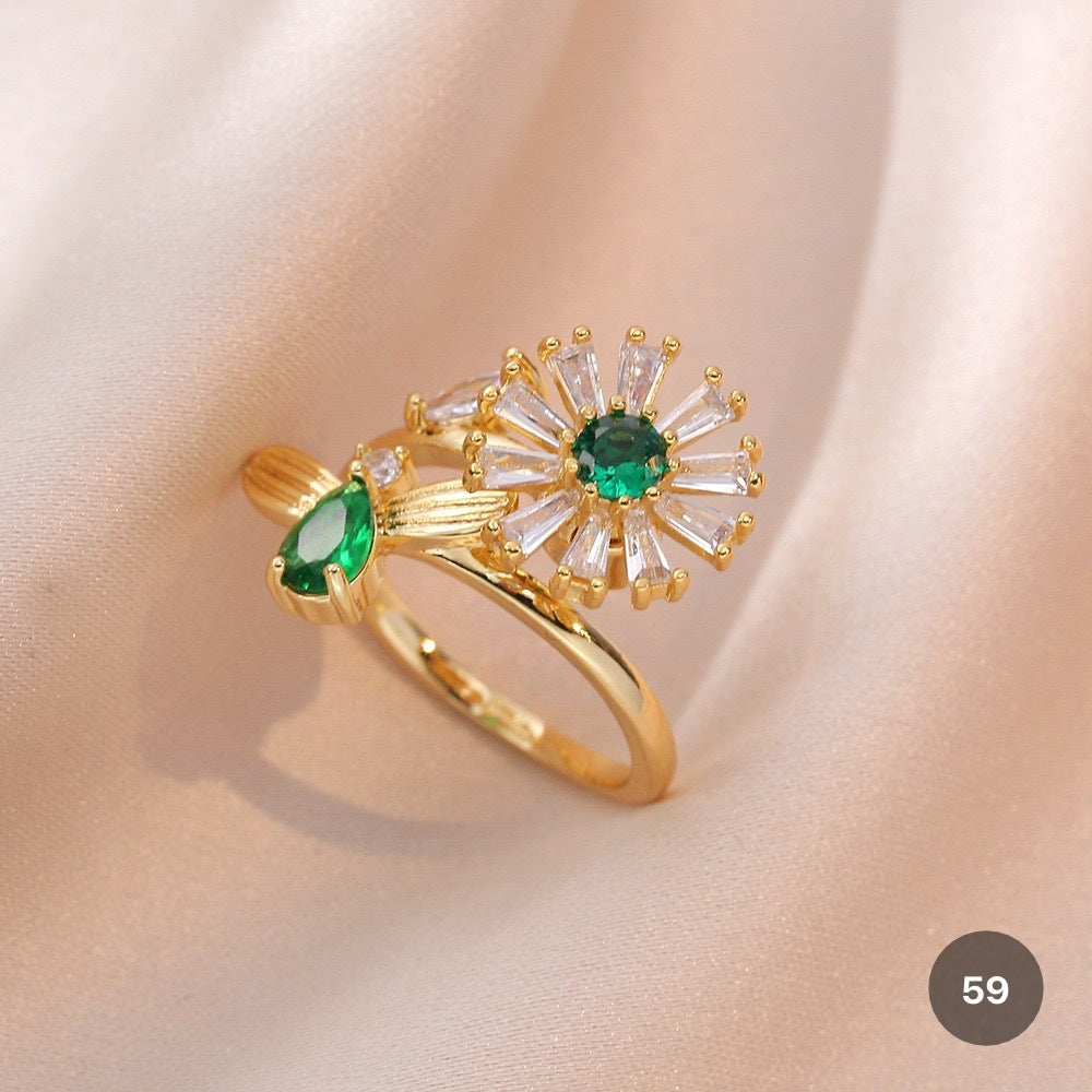 Golden Spinner Ring