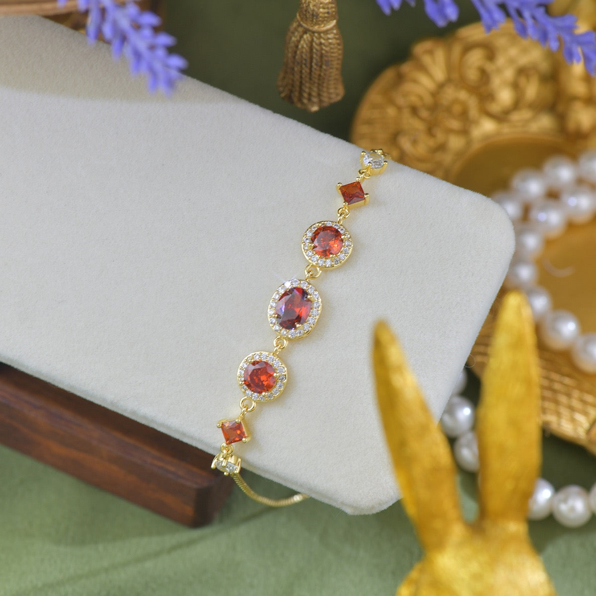 Oval Shaped Diamond Bracelet