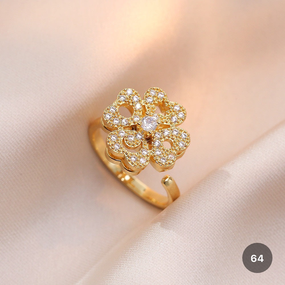 Golden Spinner Ring