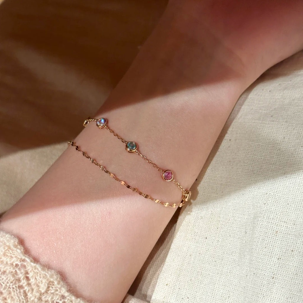 Rainbow Diamond Bracelet