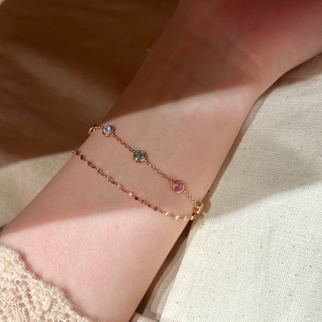 Rainbow Diamond Bracelet