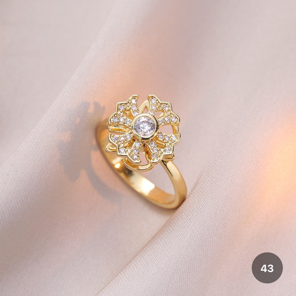 Golden Spinner Ring