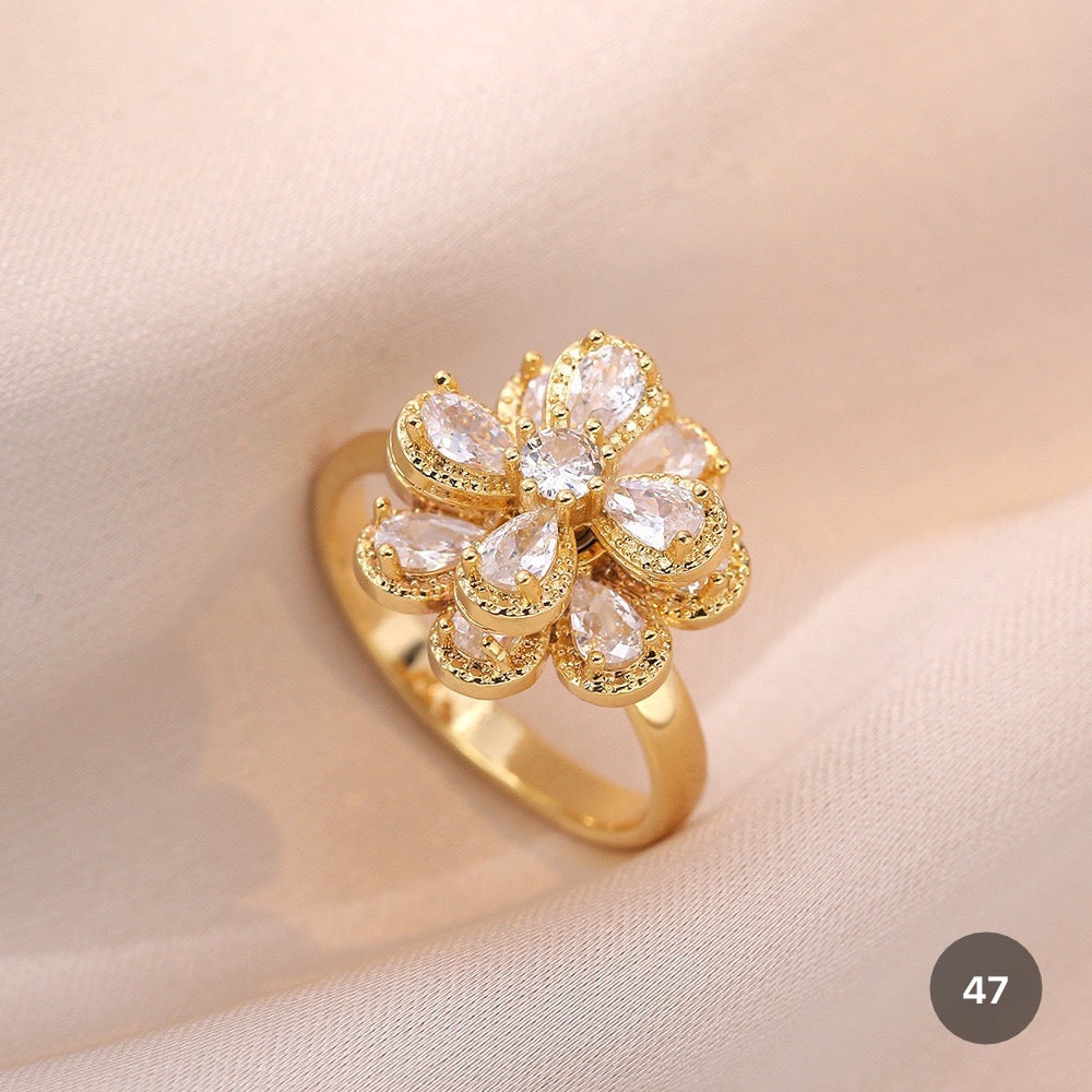 Golden Spinner Ring