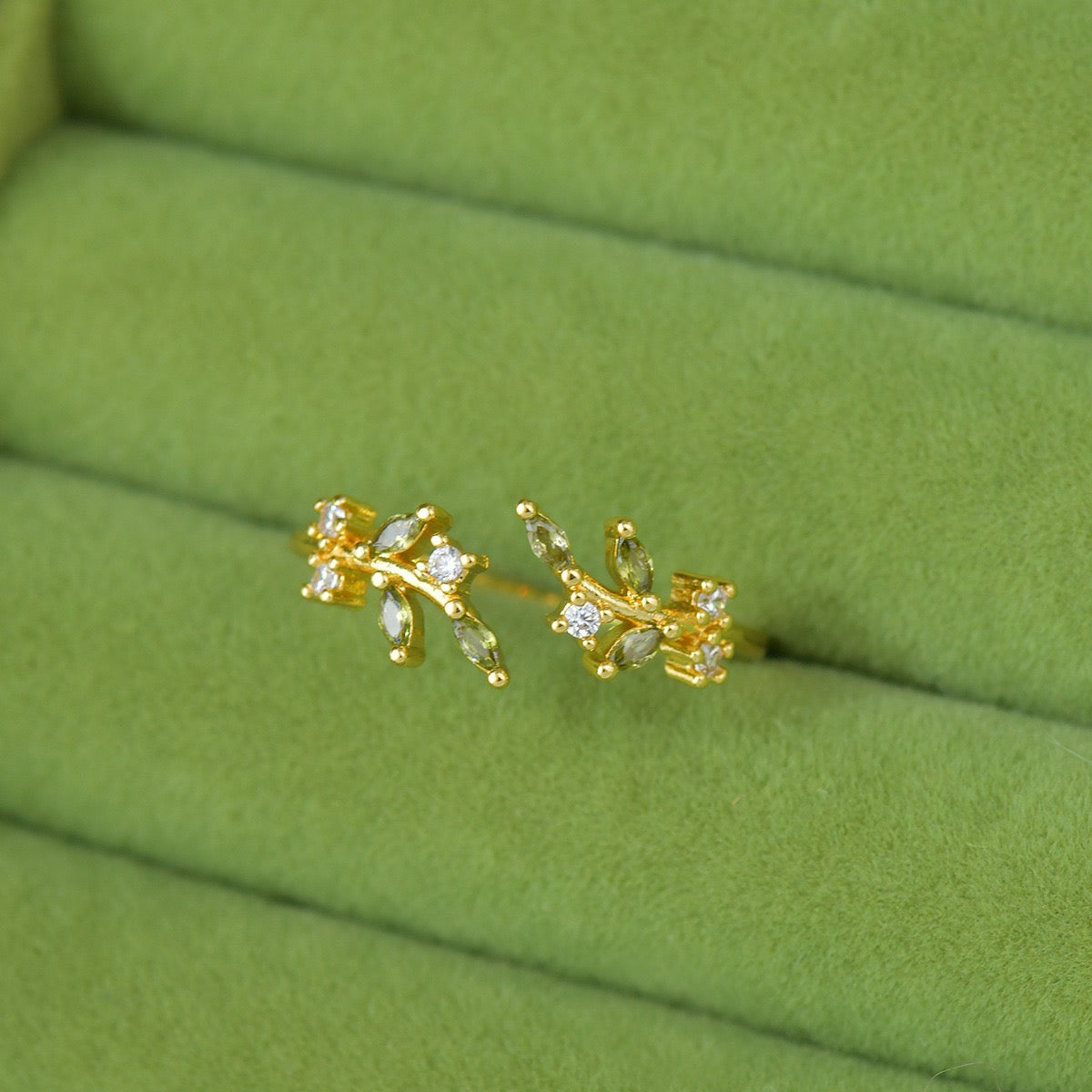 Green leaf Style Jewelry Set