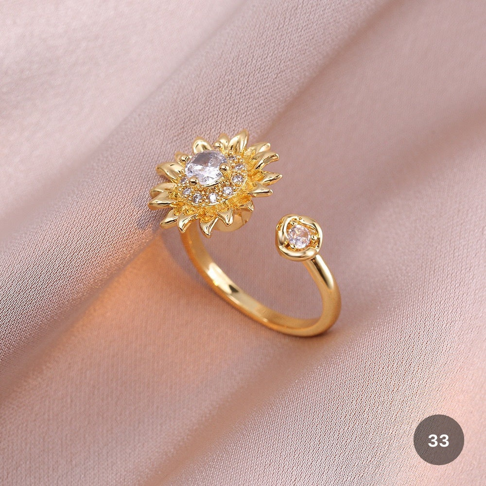 Golden Spinner Ring