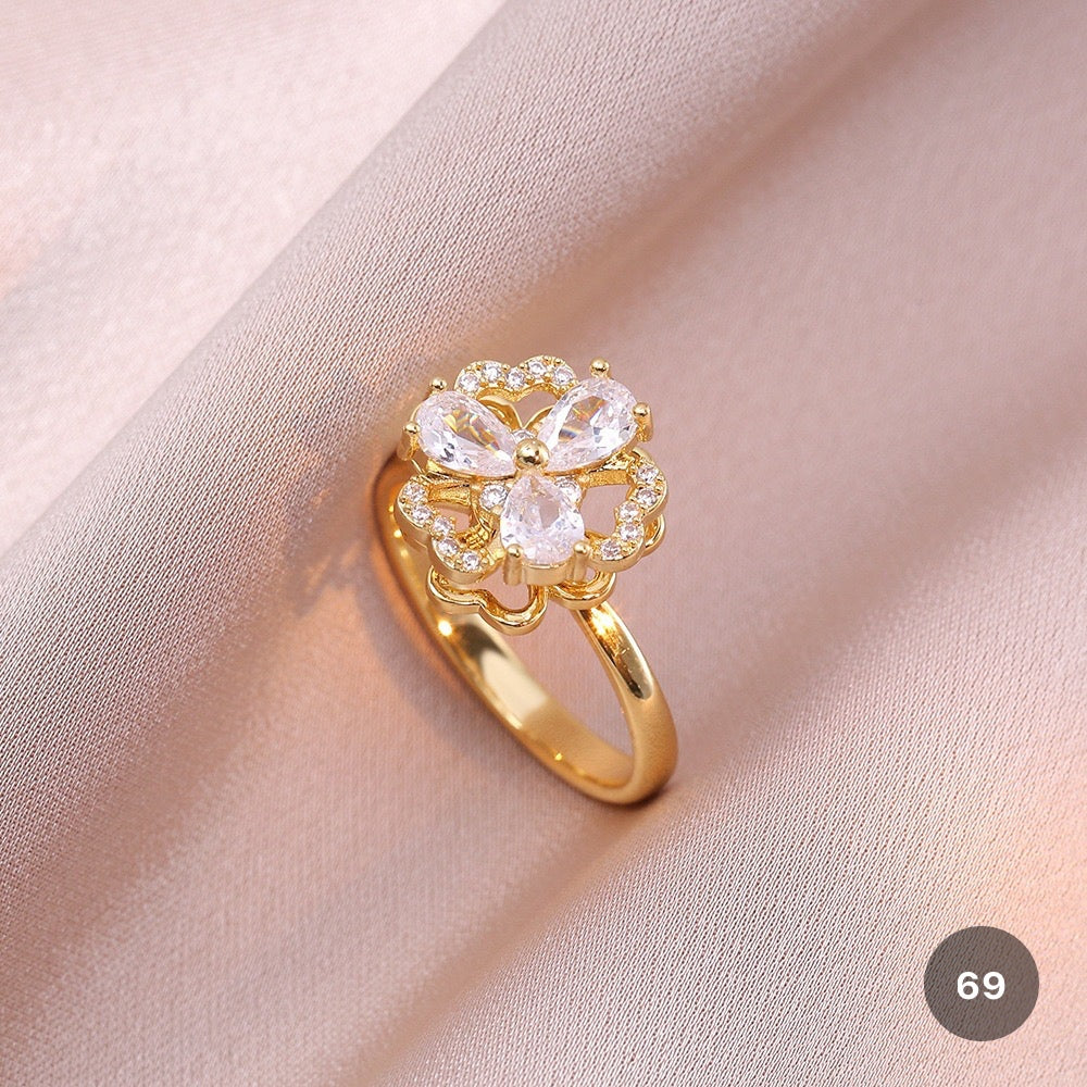 Golden Spinner Ring