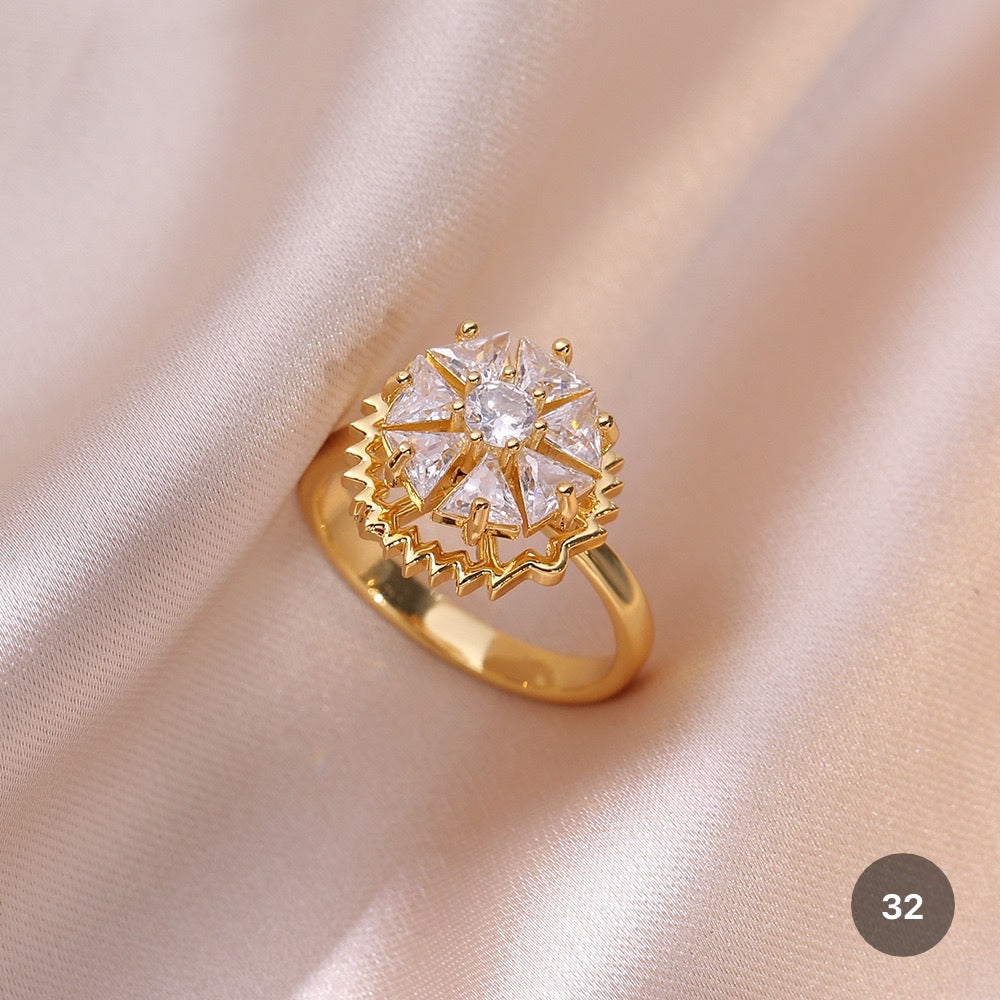 Golden Spinner Ring