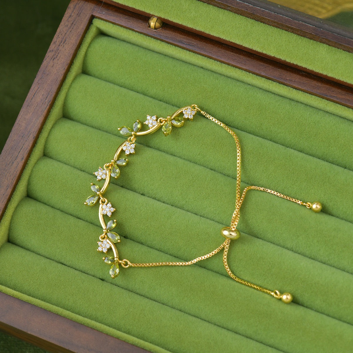 Green leaf Style Jewelry Set