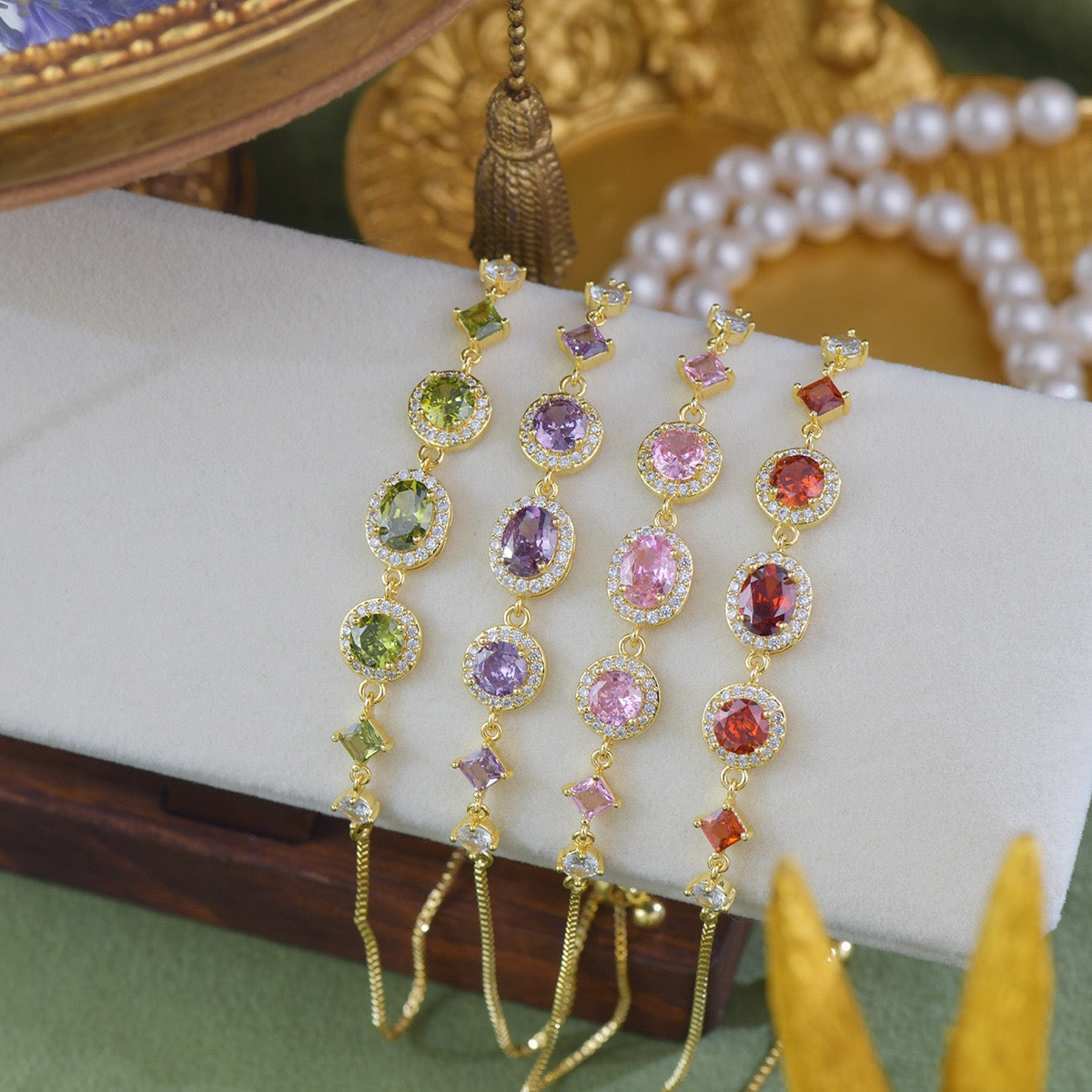 Oval Shaped Diamond Bracelet