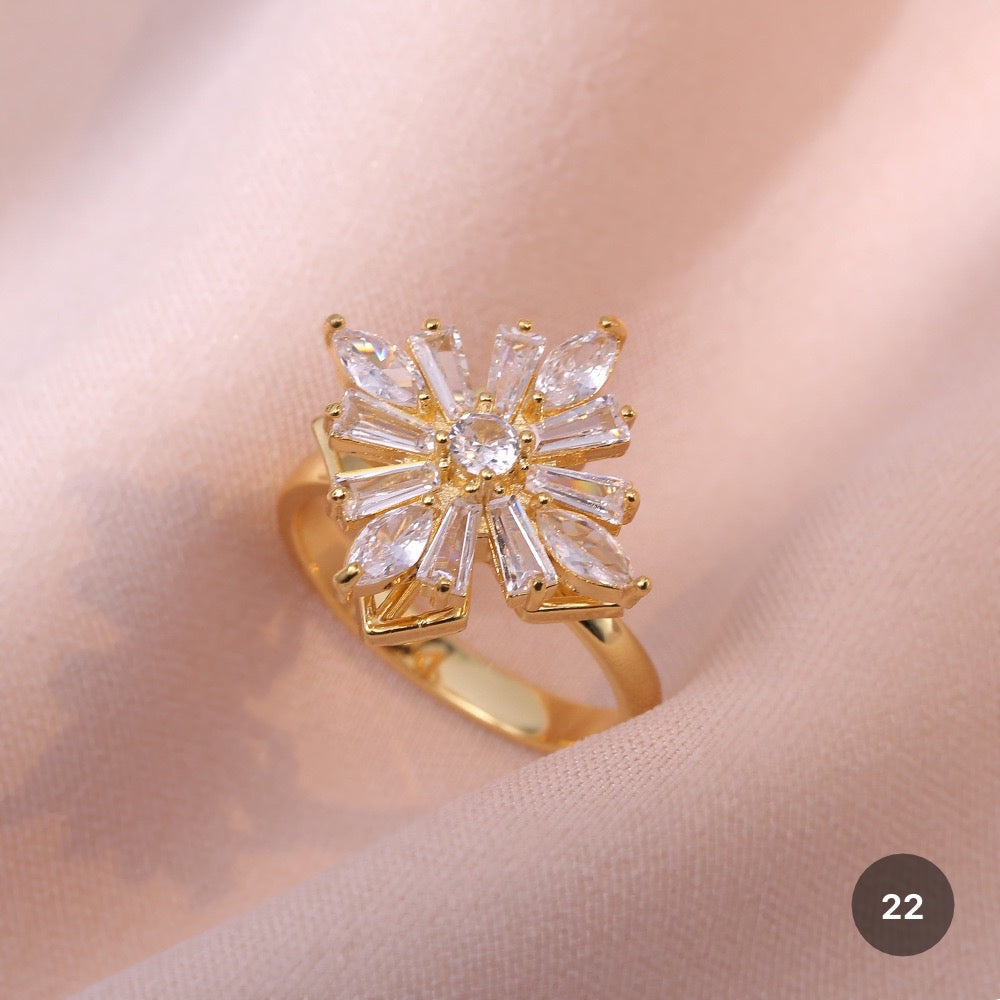 Golden Spinner Ring