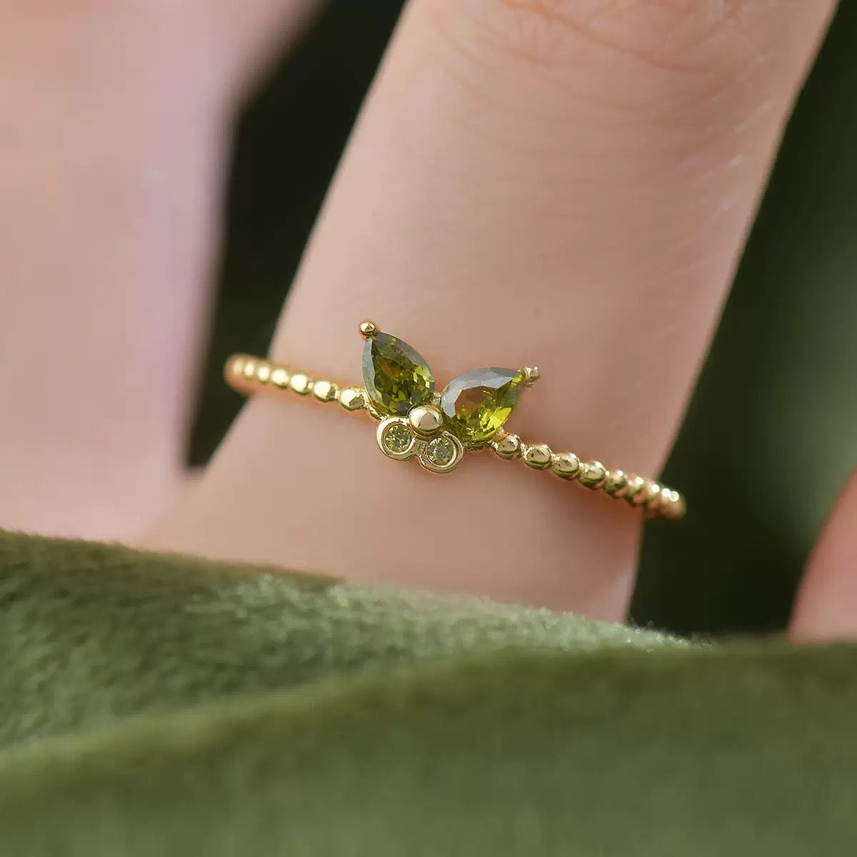 Green Royal Style Jewelry Set
