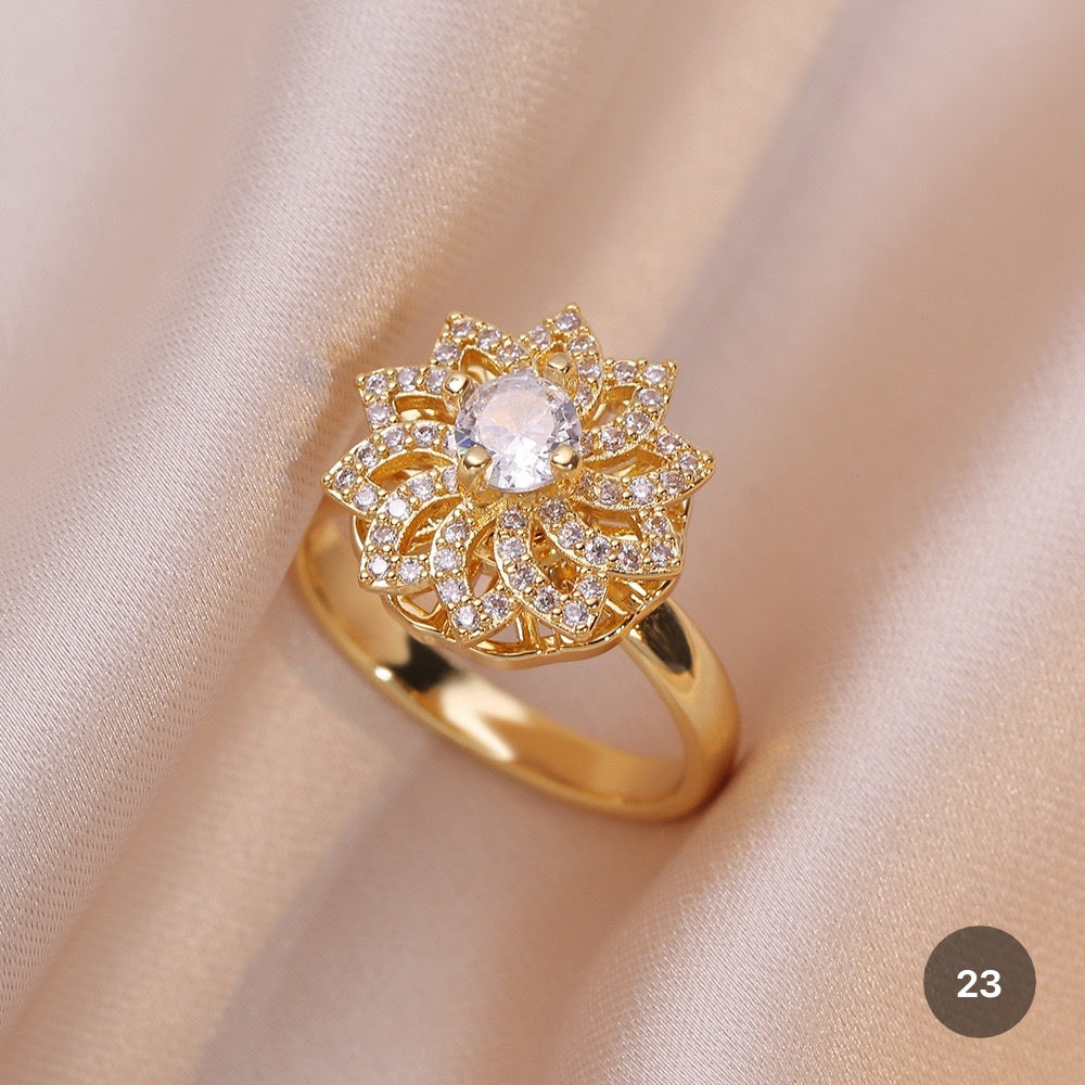 Golden Spinner Ring