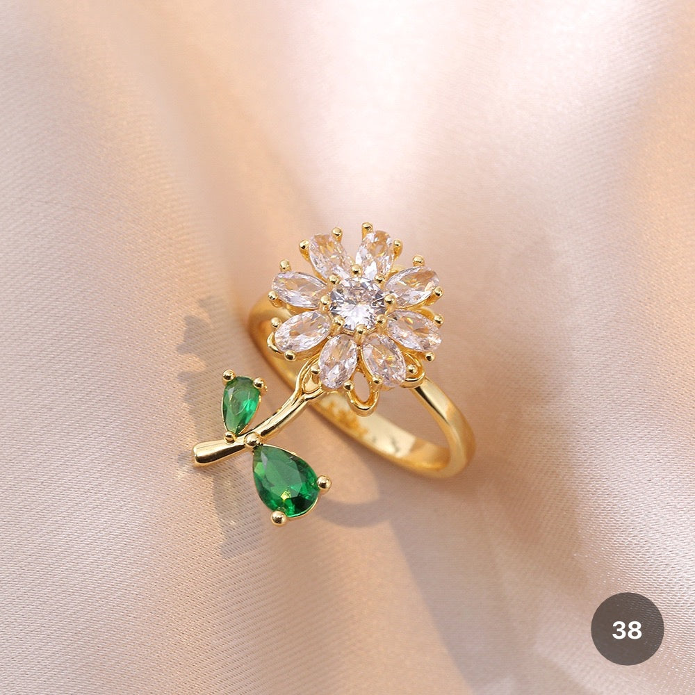 Golden Spinner Ring