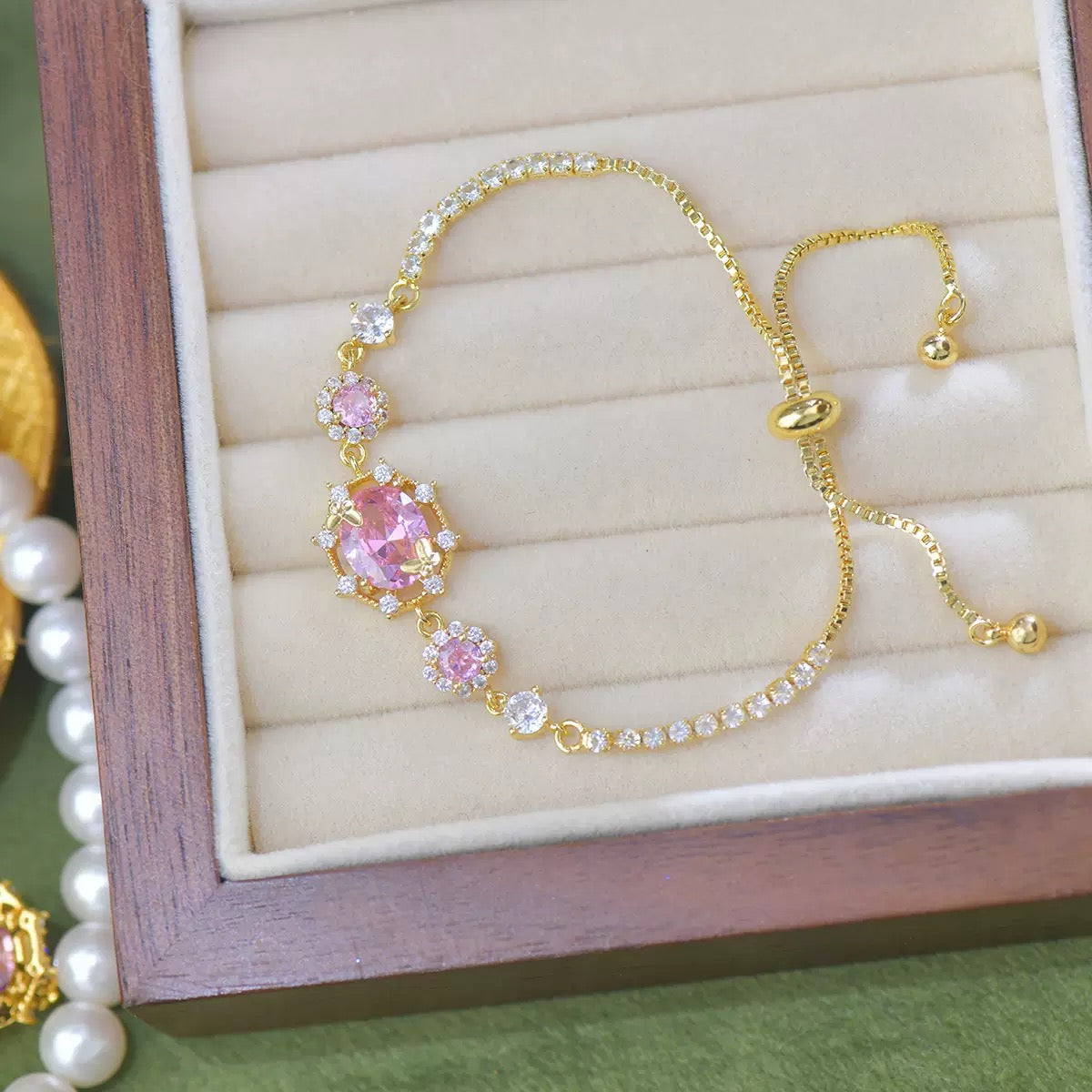 Pink Royal Style Jewelry Set