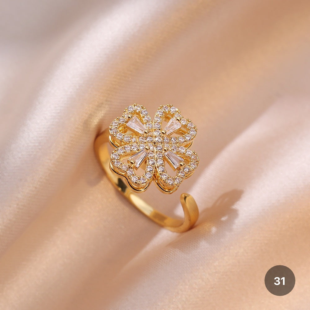 Golden Spinner Ring
