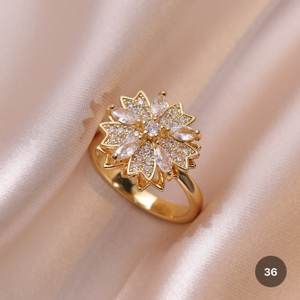 Golden Spinner Ring