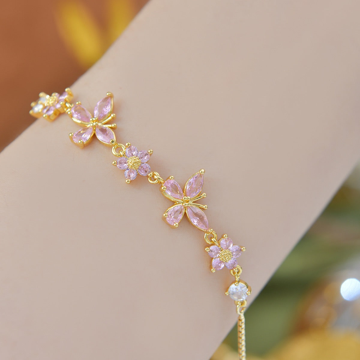 Dainty Butterfly Bracelet