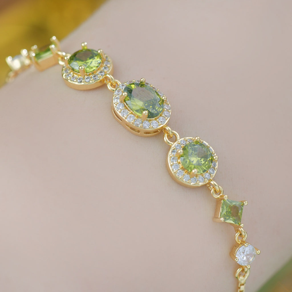 Oval Shaped Diamond Bracelet
