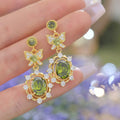 Green Butterfly Style Jewelry Set