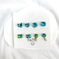 Shiny Stud Earring Set