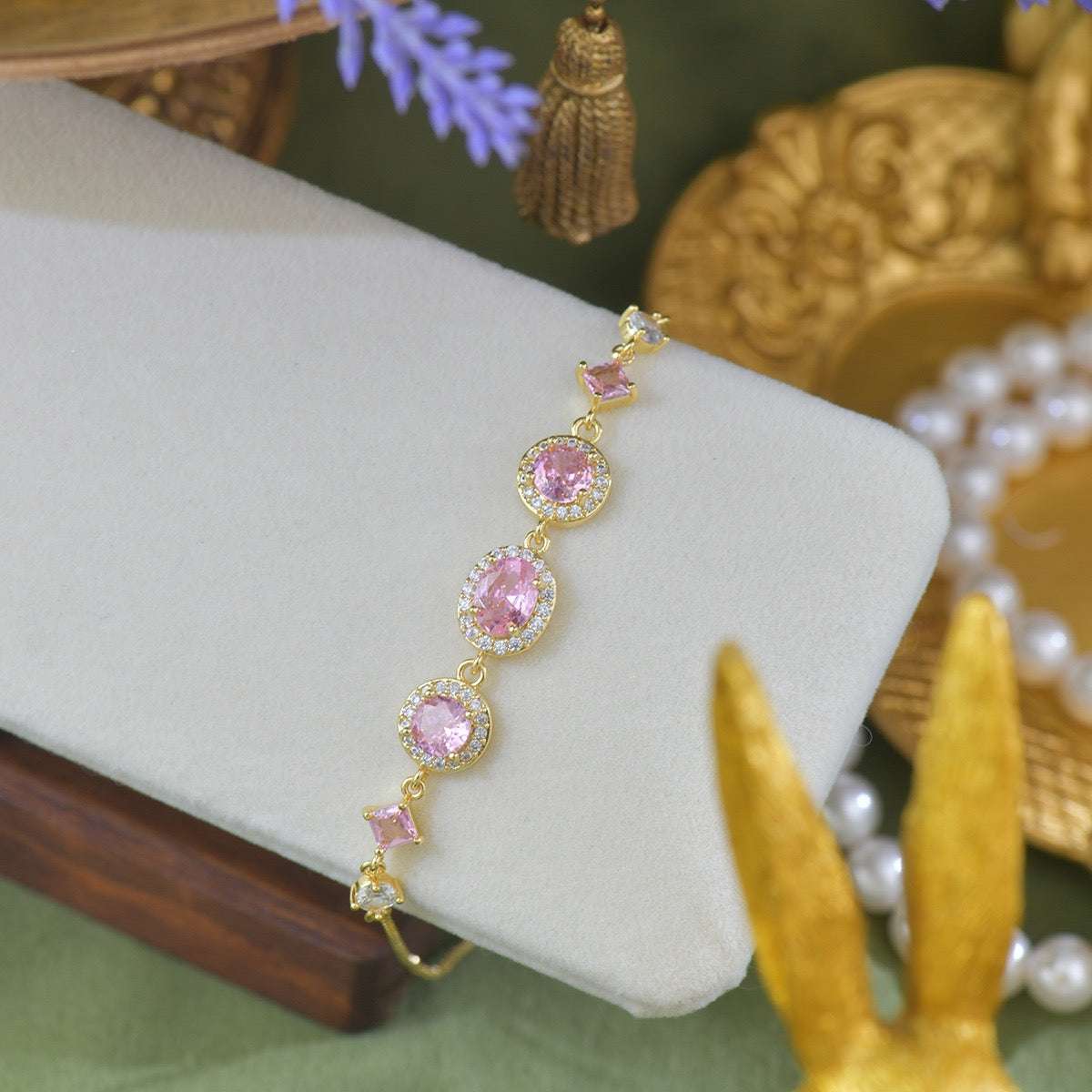 Oval Shaped Diamond Bracelet