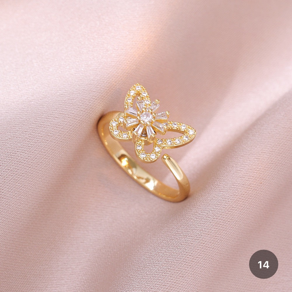 Golden Spinner Ring