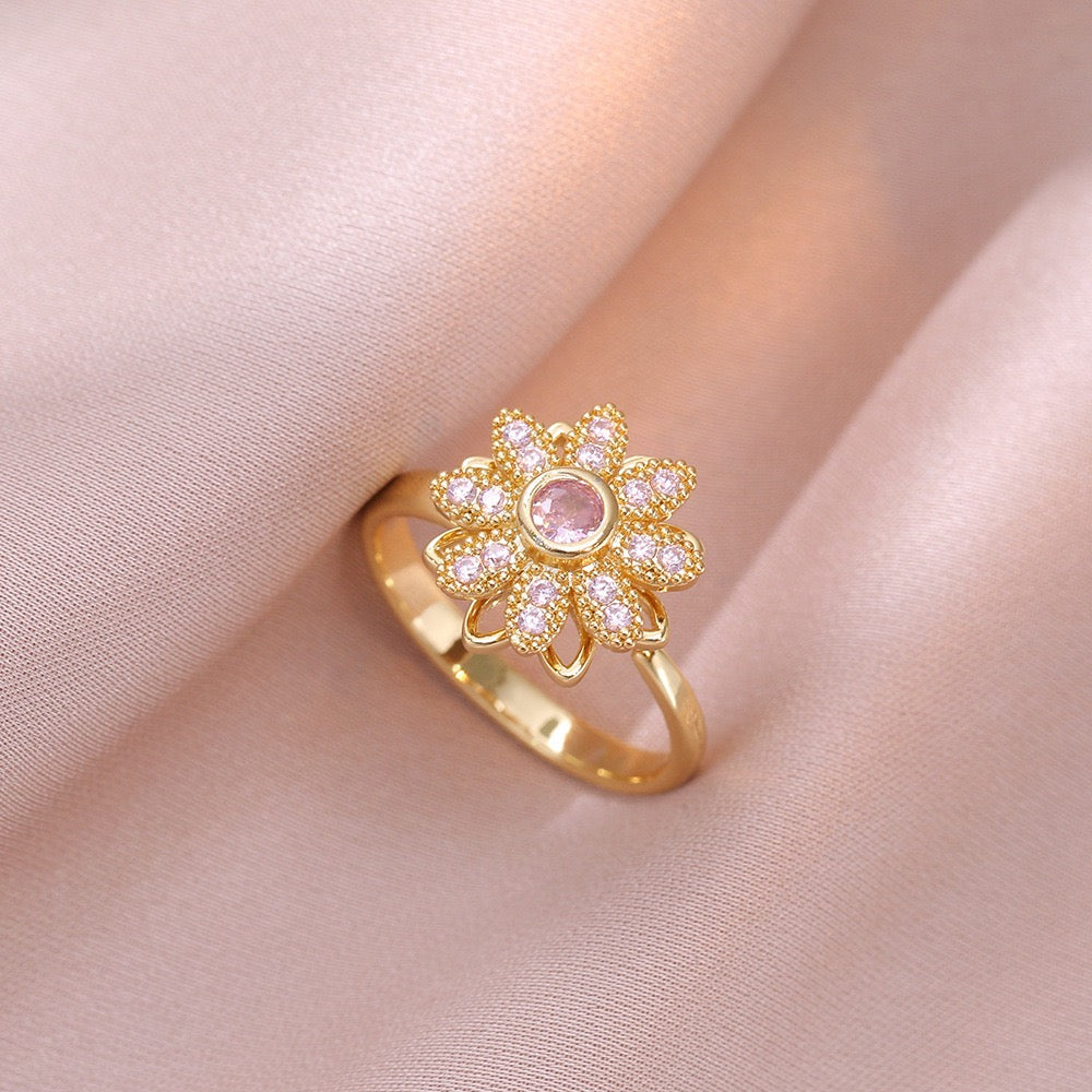 Pink Daisy Spinner Set
