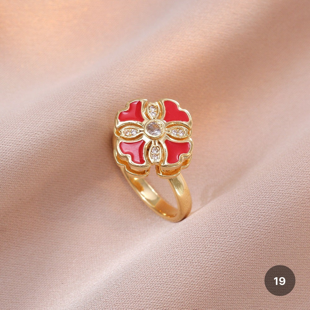 Golden Spinner Ring