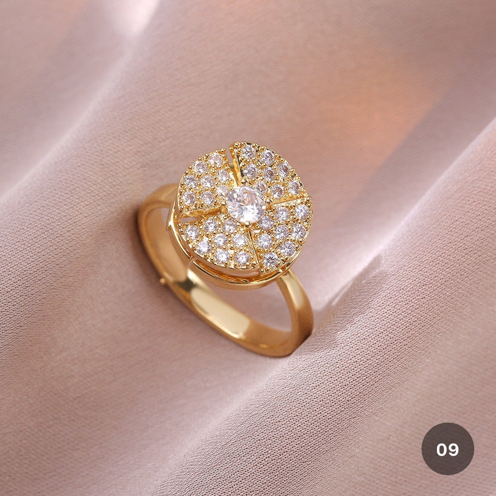 Golden Spinner Ring