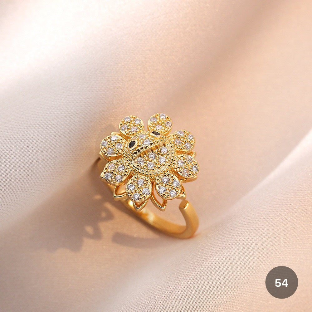 Golden Spinner Ring