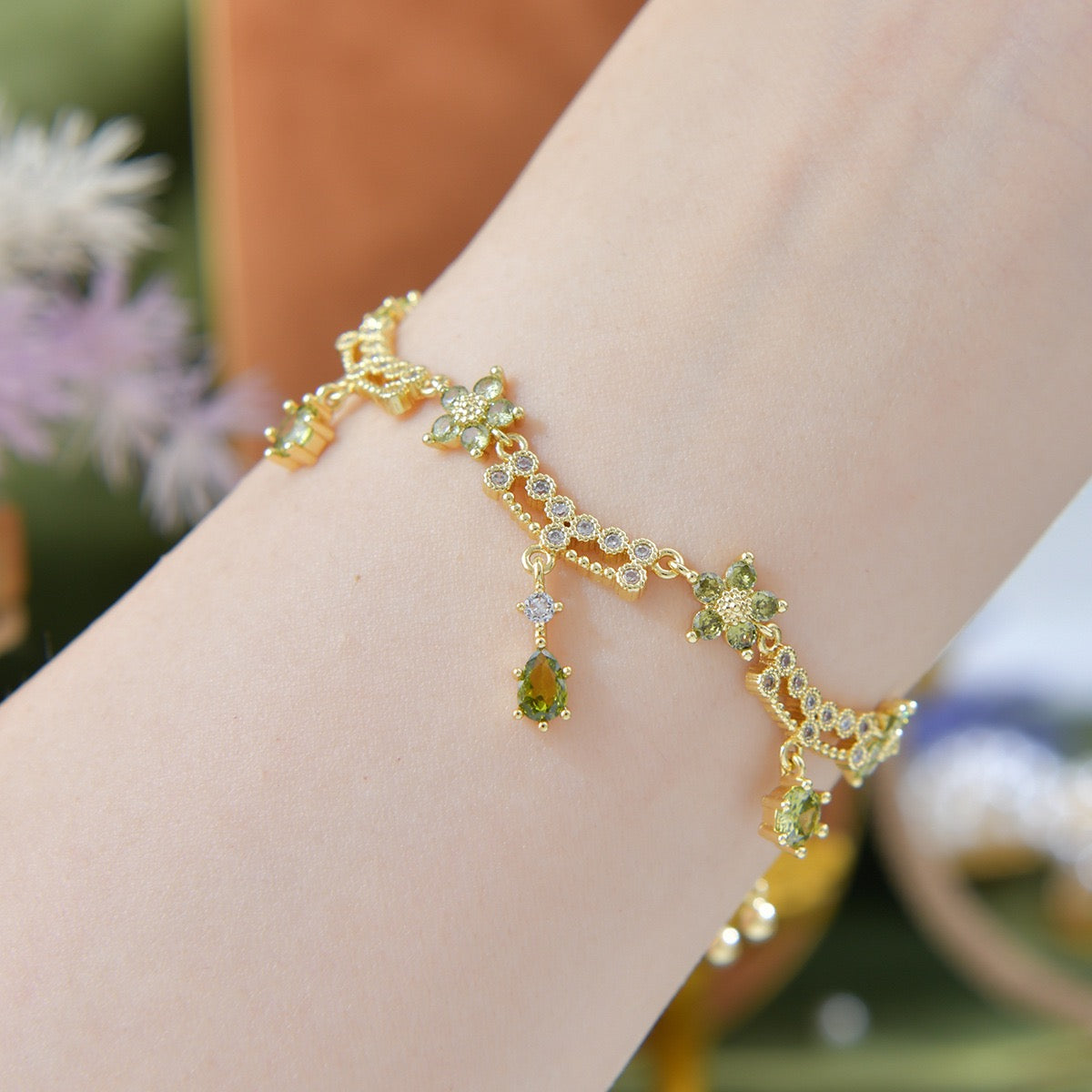 Royal Flower Bracelet