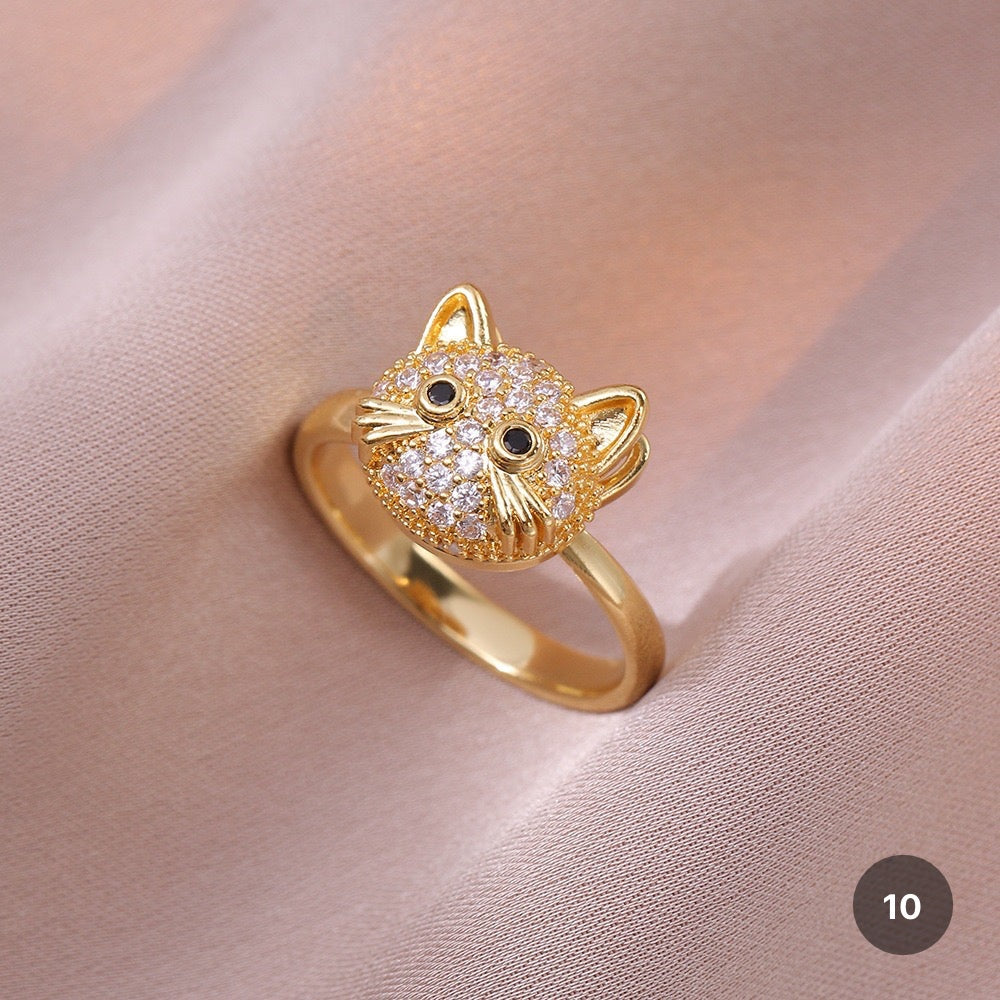 Golden Spinner Ring