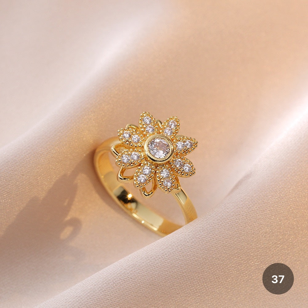 Golden Spinner Ring