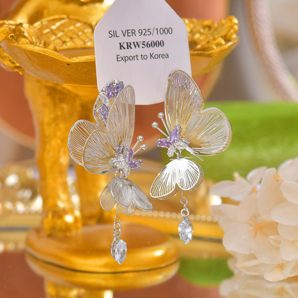Double Layer Butterfly Earring