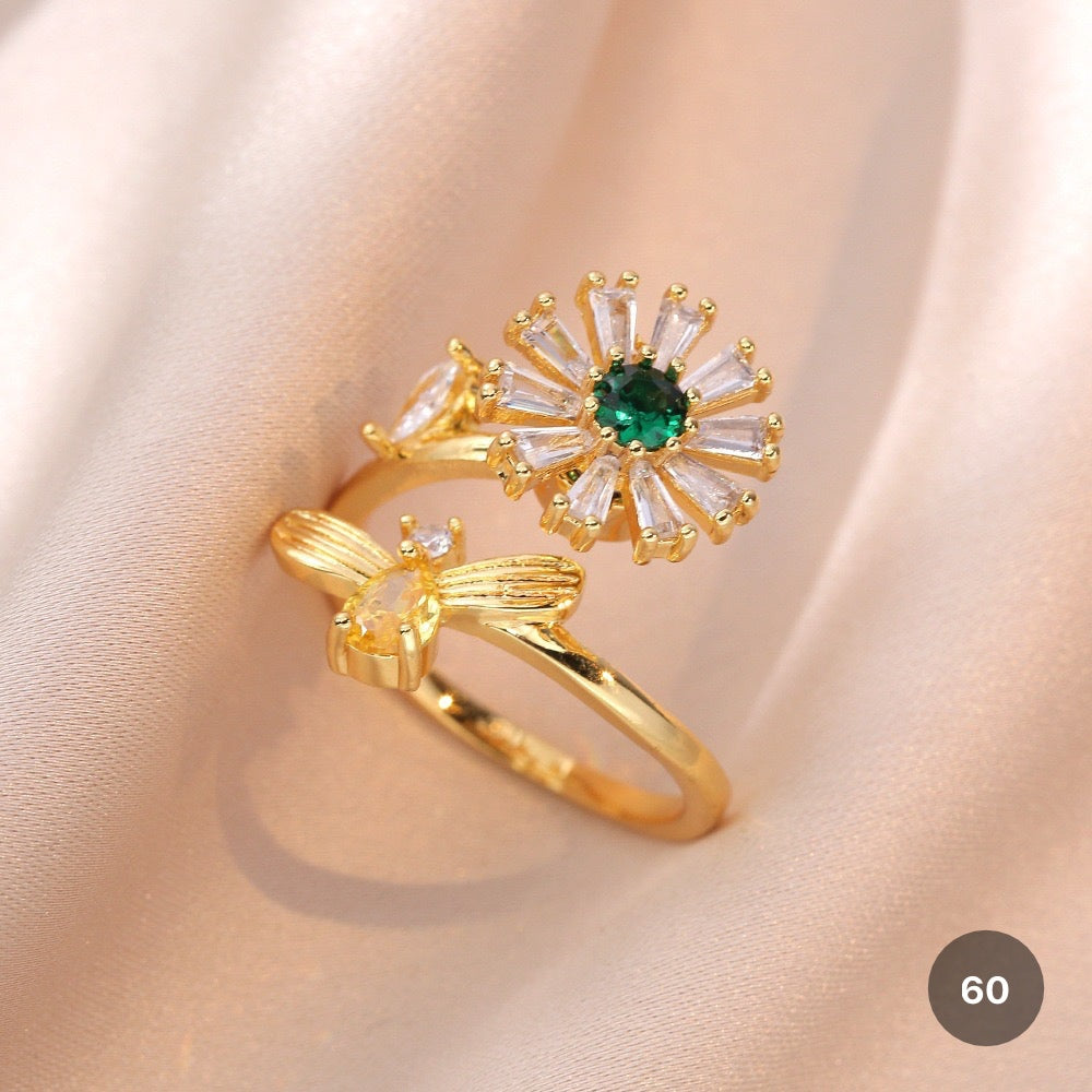 Golden Spinner Ring