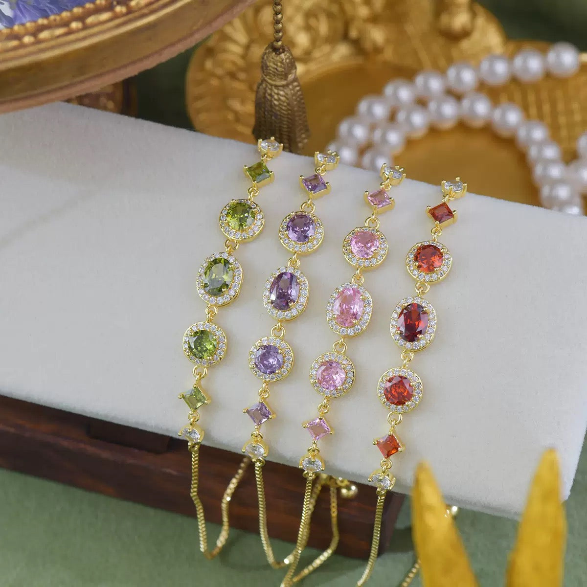 Oval Shaped Diamond Bracelet