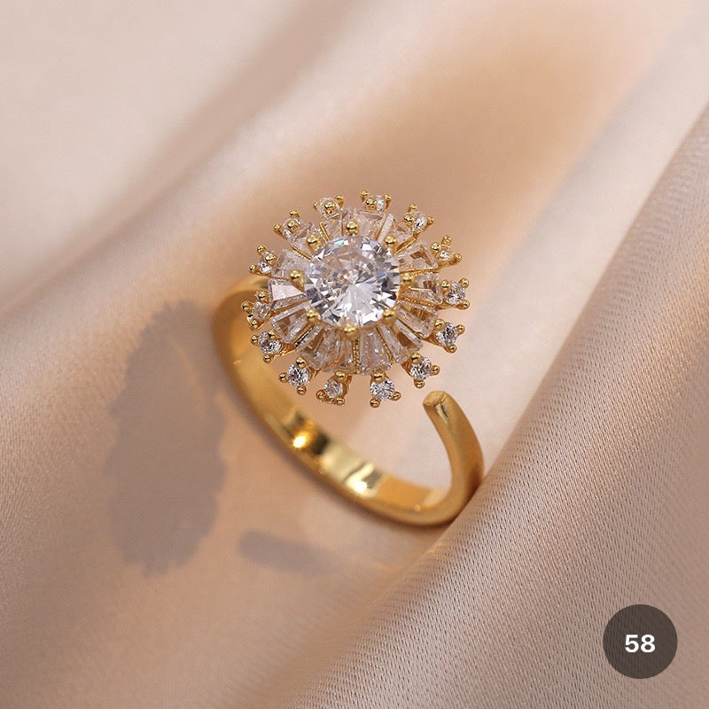 Golden Spinner Ring