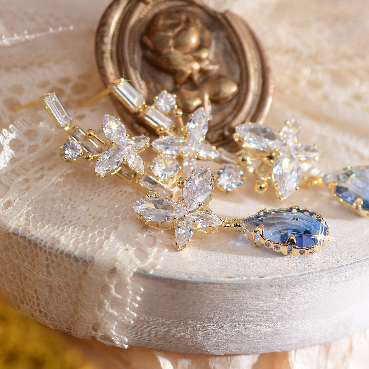 Fancy Butterfly Dangle Earring