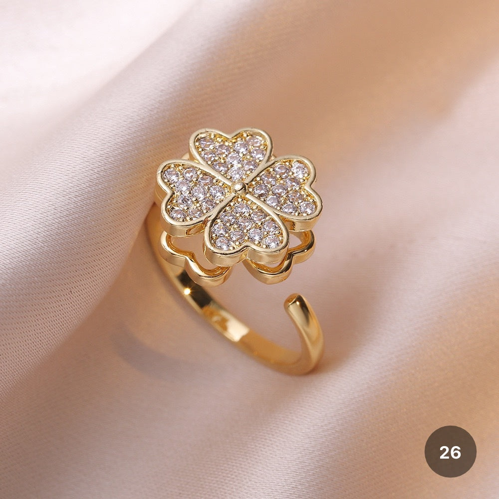 Golden Spinner Ring